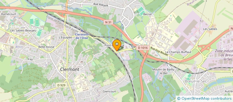 localisation de l'entreprise BUSINESS INTERNATIONAL AGENCES  CLERMONT