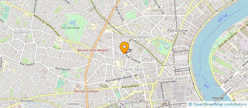 localisation de l'entreprise BUSINESS INVEST  BORDEAUX