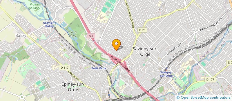 localisation de l'entreprise BUSINESS & INVESTISSEMENT  SAVIGNY-SUR-ORGE