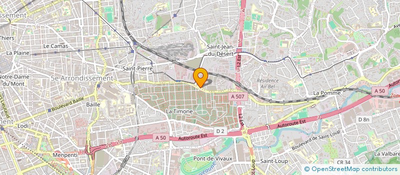 localisation de l'entreprise BUSINESS LEAD COMMUNICATION  MARSEILLE