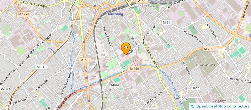 localisation de l'entreprise BUSINESS LINK à TOURCOING
