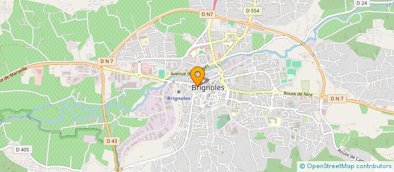 localisation de l'entreprise BUSINESS LIVESTOCK  BRIGNOLES