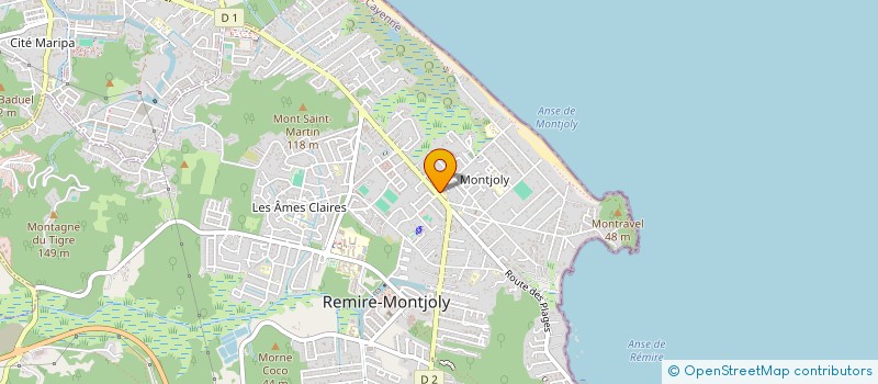 localisation de l'entreprise BUSINESS M.G  REMIRE-MONTJOLY