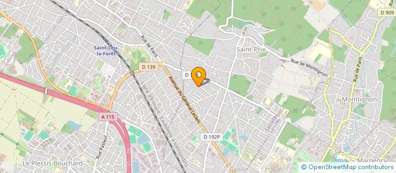 localisation de l'entreprise BUSINESS MESSA VTC à SAINT-PRIX