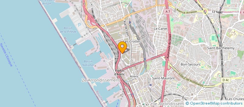 localisation de l'entreprise BUSINESS MOBIL  MARSEILLE