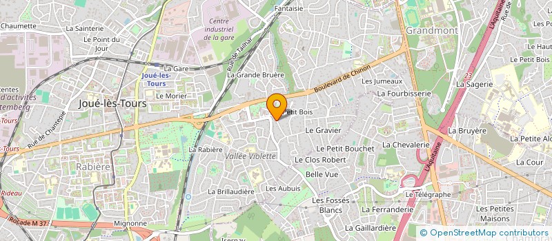 localisation de l'entreprise BUSINESS NK.M à JOUE-LES-TOURS