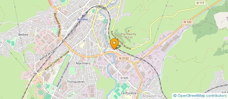 localisation de l'entreprise BUSINESS O'T à AURILLAC