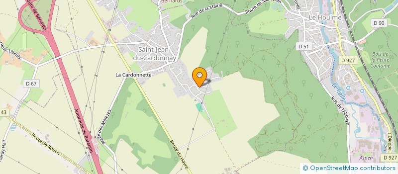 localisation de l'entreprise BUSINESS OF WISDOM  SAINT-JEAN-DU-CARDONNAY