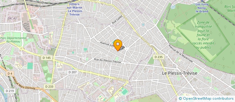 localisation de l'entreprise BUSINESS ONE à CHAMPIGNY-SUR-MARNE