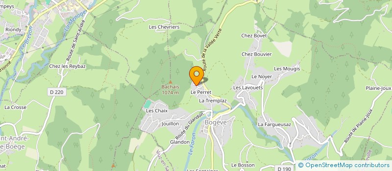 localisation de l'entreprise BUSINESS ORGANISATION SOCIETE  VIUZ-EN-SALLAZ