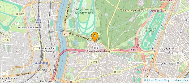 localisation de l'entreprise BUSINESS OVER THE WORLD & CO à BOULOGNE-BILLANCOURT