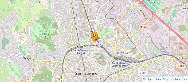 localisation de l'entreprise BUSINESS PARTENAIRES INVEST  SAINT-ETIENNE