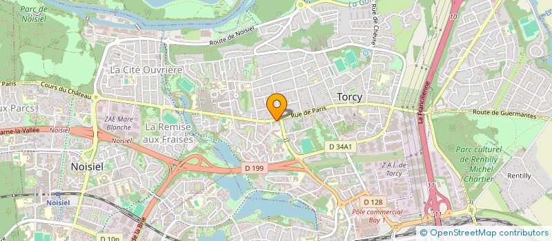 localisation de l'entreprise BUSINESS PARTNER à TORCY