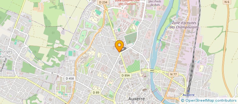 localisation de l'entreprise BUSINESS PARTNER à AUXERRE