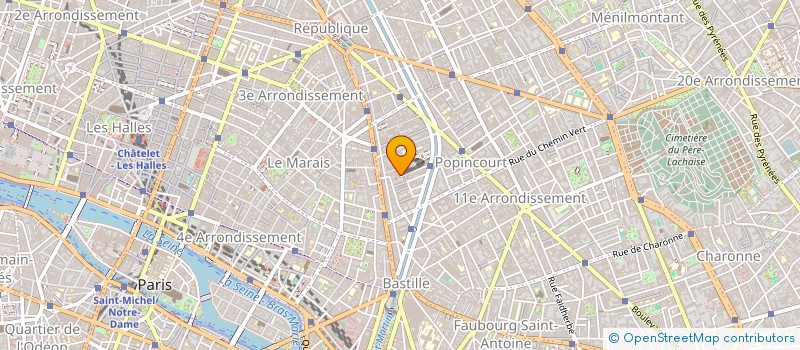 localisation de l'entreprise BUSINESS PARTNERSHIP  PARIS