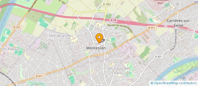 localisation de l'entreprise BUSINESS PERFORMERS à MONTESSON