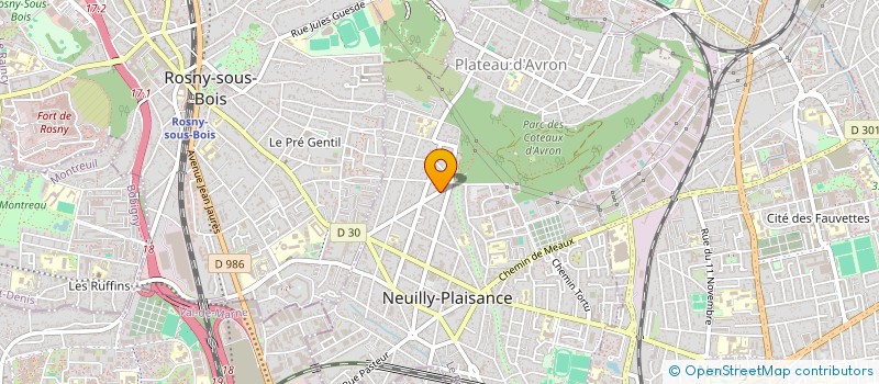 localisation de l'entreprise BUSINESS & PRO à NEUILLY-PLAISANCE