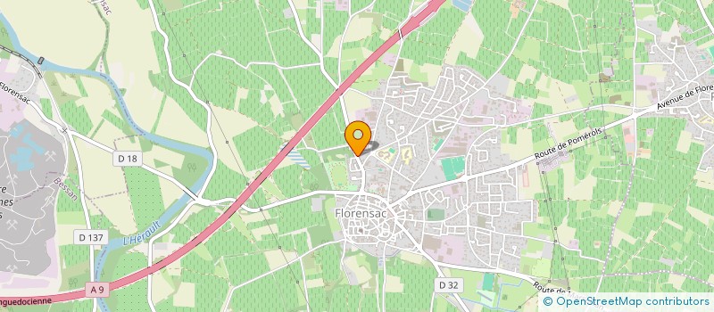 localisation de l'entreprise BUSINESS PROJECT MOMENTUM  FLORENSAC