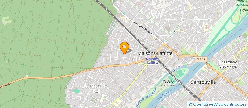 localisation de l'entreprise BUSINESS RULES SASU  MAISONS-LAFFITTE