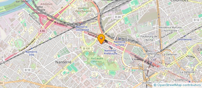localisation de l'entreprise BUSINESS SERVICES à NANTERRE