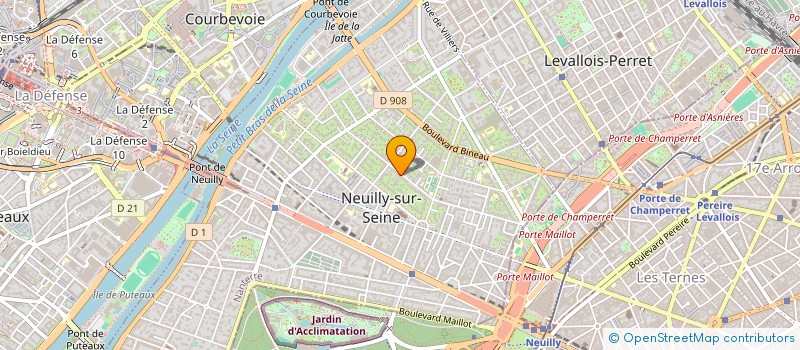 localisation de l'entreprise BUSINESS SOLUTIONS à NEUILLY SUR SEINE