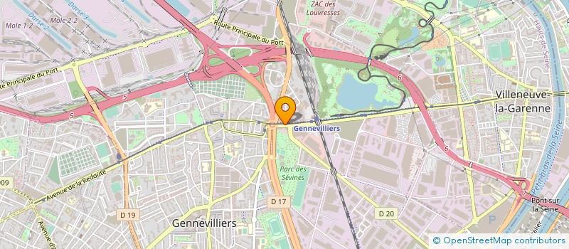 localisation de l'entreprise BUSINESS SUPPORT SERVICES - B2S  GENNEVILLIERS