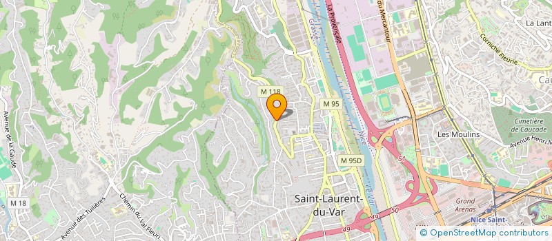 localisation de l'entreprise BUSINESS TO BREAKFAST  SAINT-LAURENT-DU-VAR