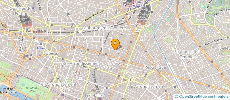 localisation de l'entreprise BUSINESS TRAITEUR à PARIS
