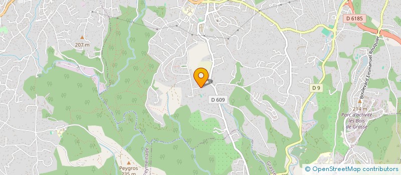 localisation de l'entreprise BUSINESS TRAVEL CONSULTING à GRASSE