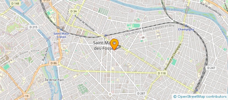 localisation de l'entreprise BUSINESS VALUE PARTNER à SAINT-MAUR-DES-FOSSES