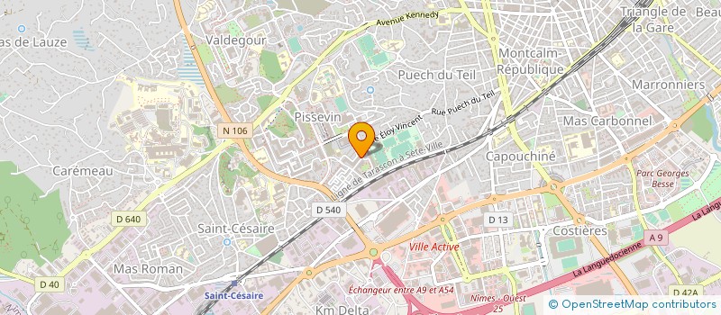 localisation de l'entreprise BUSINESS WAY SERVICES à NIMES