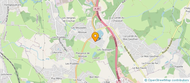 localisation de l'entreprise BUSINESS WORK & SOLUTION à FEYTIAT