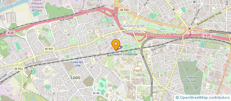 localisation de l'entreprise BUSINESSCAB  LILLE