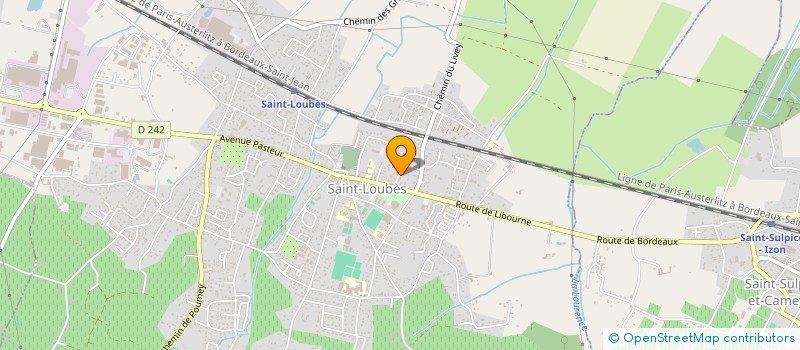 localisation de l'entreprise BUSNEL INVEST  SAINT-LOUBES