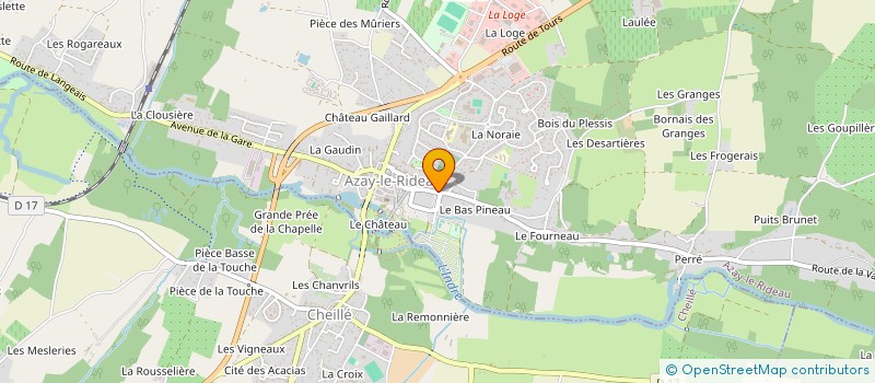 localisation de l'entreprise BUSQUE-SINARD  AZAY-LE-RIDEAU