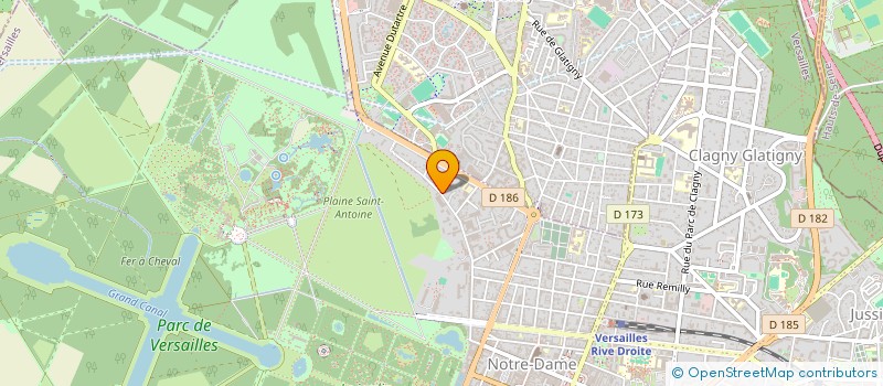 localisation de l'entreprise BUSQUET INVEST à VERSAILLES