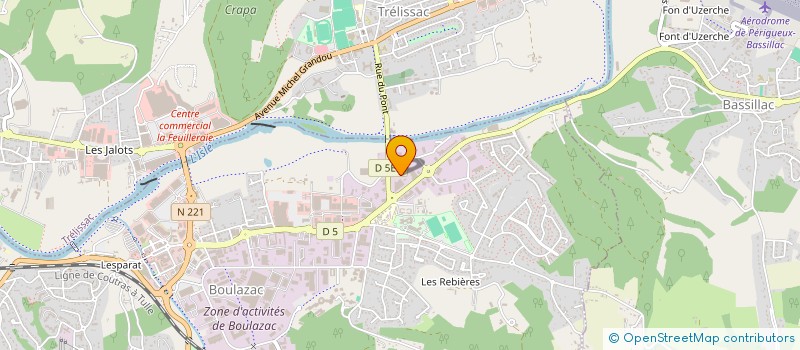 localisation de l'entreprise BUSS7  BOULAZAC ISLE MANOIRE