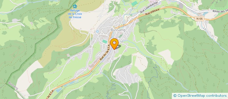 localisation de l'entreprise BUSSANG EVENEMENTS  BUSSANG