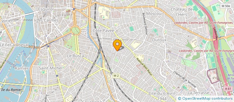 localisation de l'entreprise BUSSELTONE à TOULOUSE