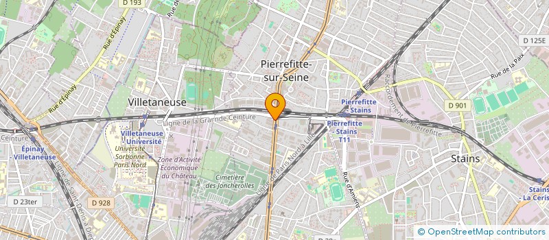 localisation de l'entreprise BUSSERY ARNAUD INDIVISION à PIERREFITTE-SUR-SEINE