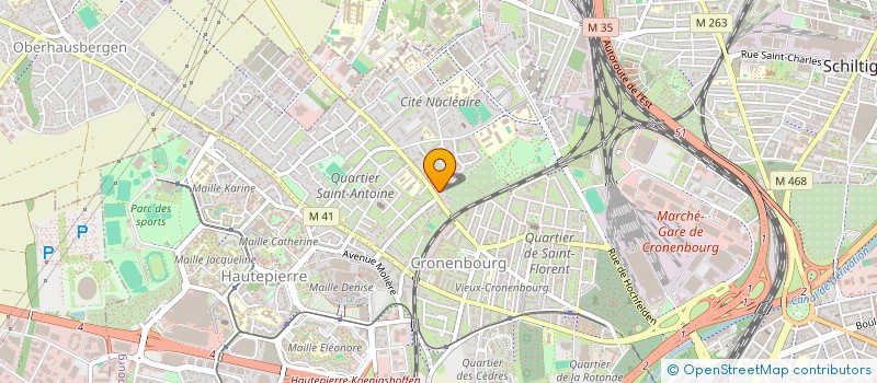localisation de l'entreprise BUSSIBLE FRANCE à STRASBOURG