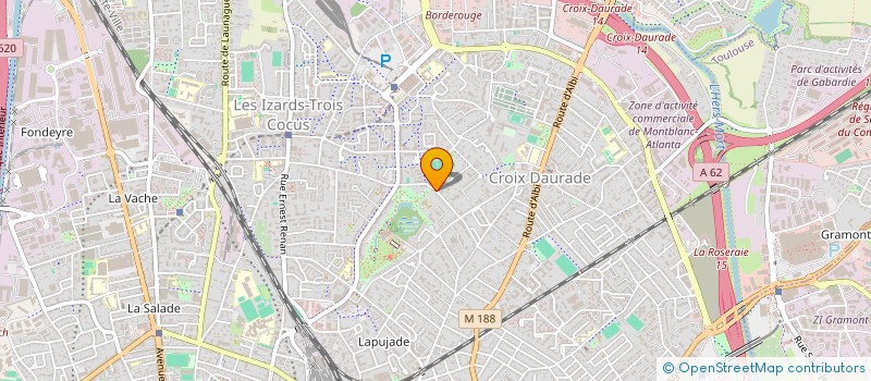 localisation de l'entreprise BUSSIERE MICHEL ET WANDA à TOULOUSE
