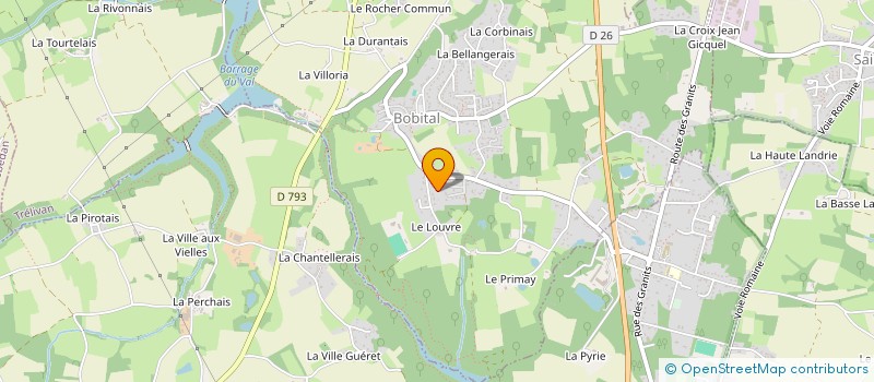 localisation de l'entreprise BUSSON MACONNERIE  BOBITAL