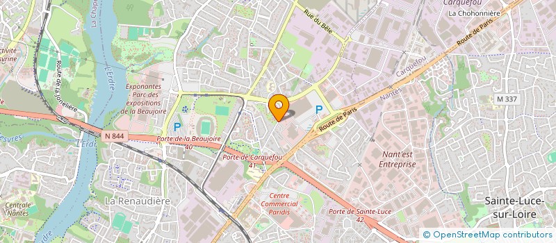localisation de l'entreprise BUSSON PASCAL à NANTES