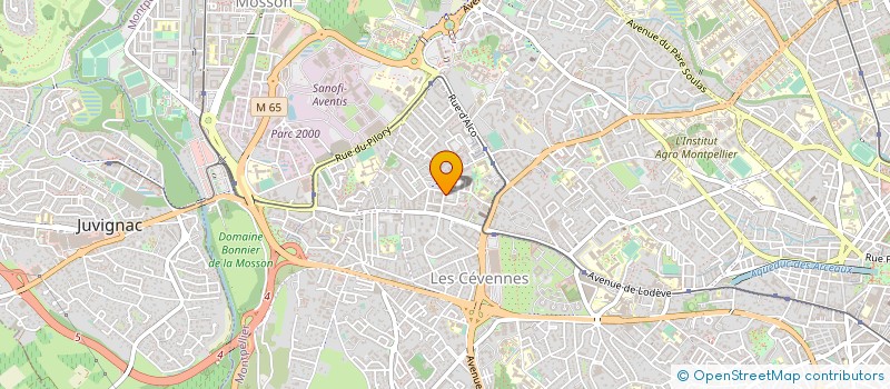 localisation de l'entreprise BUSSUTIL ET FILS à MONTPELLIER
