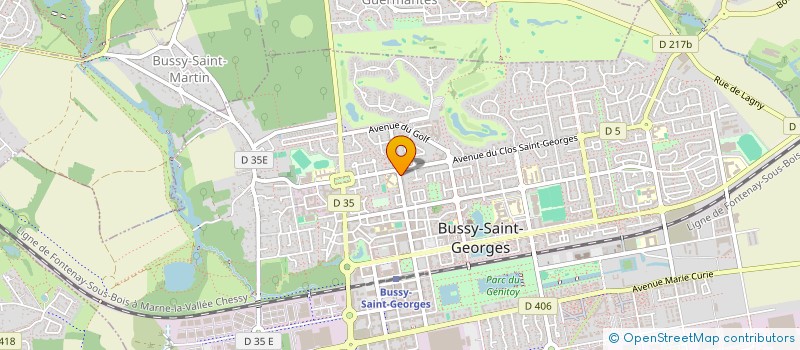 localisation de l'entreprise BUSSY FIRST  BUSSY-SAINT-GEORGES