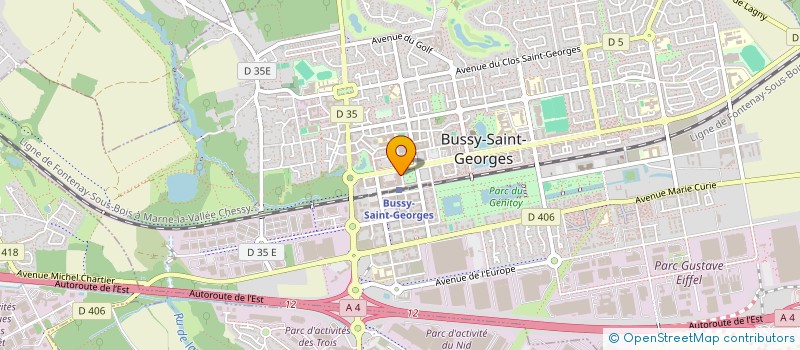 localisation de l'entreprise BUSSY FLEURS  BUSSY-SAINT-GEORGES