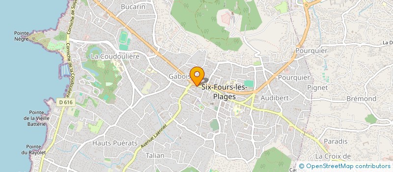 localisation de l'entreprise BUSTECH SERVICES à SIX-FOURS-LES-PLAGES