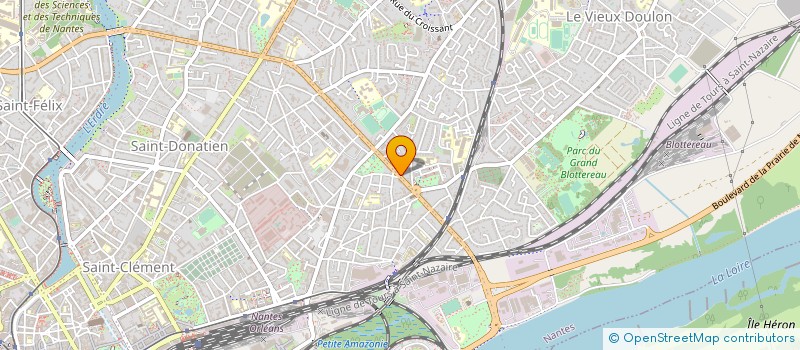localisation de l'entreprise BUSTER à NANTES