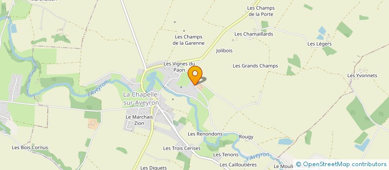 localisation de l'entreprise BUSTON  LA CHAPELLE SUR AVEYRON